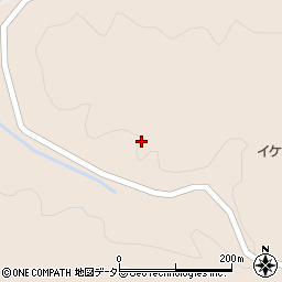愛知県岡崎市中伊西町小白田周辺の地図