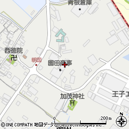滋賀県湖南市朝国205周辺の地図