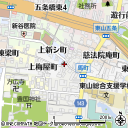 京都府京都市東山区鐘鋳町397周辺の地図