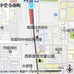 京都中央信用金庫丹波口出張所周辺の地図