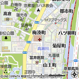 京都市　ひと・まち交流館京都利用予約専用周辺の地図