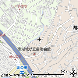 滋賀県大津市湖城が丘27-14周辺の地図
