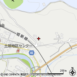 岡山県美作市土居3292周辺の地図