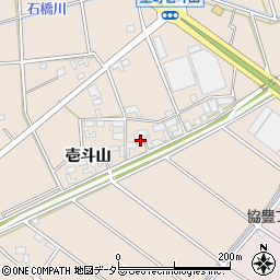愛知県安城市里町壱斗山周辺の地図