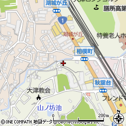 滋賀県大津市秋葉台1-19周辺の地図
