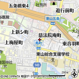 京都府京都市東山区鐘鋳町417周辺の地図