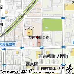 京都府京都市右京区西京極畔勝町62周辺の地図