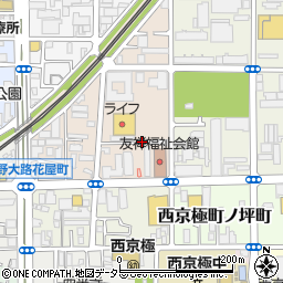 京都府京都市右京区西京極畔勝町60周辺の地図