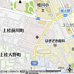 京都府京都市西京区上桂北ノ口町187周辺の地図