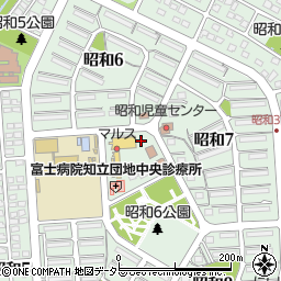 名鉄協商知立団地駐車場周辺の地図