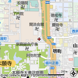 京都府京都市下京区柿本町580-2周辺の地図