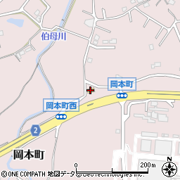 ローソン草津岡本町店周辺の地図