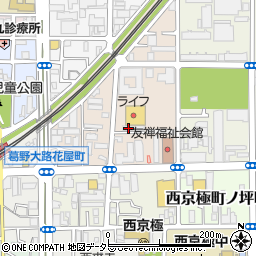 京都府京都市右京区西京極畔勝町70周辺の地図