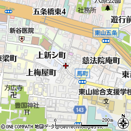 京都府京都市東山区鐘鋳町396周辺の地図