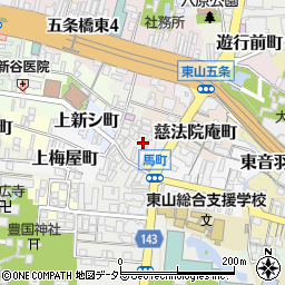 京都府京都市東山区鐘鋳町411周辺の地図