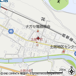 岡山県美作市土居282-1周辺の地図