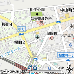 盛岡○麺 刈谷店周辺の地図