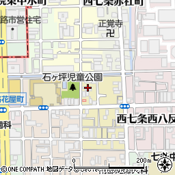 京都府京都市下京区西七条東石ケ坪町2周辺の地図
