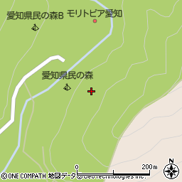 愛知県新城市豊岡一ノ瀬周辺の地図
