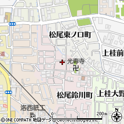 京都府京都市西京区松尾鈴川町13周辺の地図