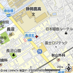 静岡長沼郵便局 ＡＴＭ周辺の地図