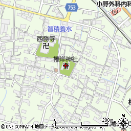 椿岸神社周辺の地図