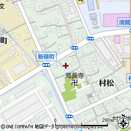 静岡県静岡市清水区村松172周辺の地図