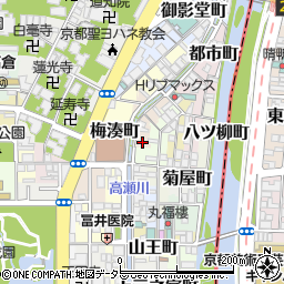 京都府京都市下京区聖真子町172周辺の地図