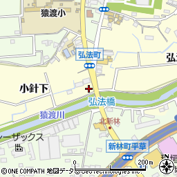 弘法町周辺の地図