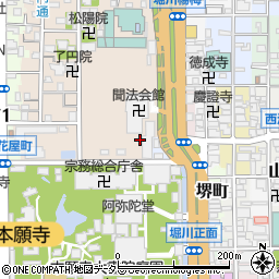 本願寺第二庁舎周辺の地図