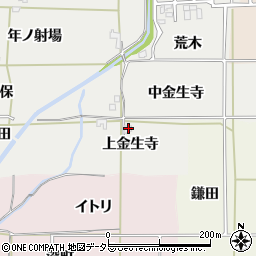 京都府亀岡市曽我部町犬飼上金生寺9周辺の地図