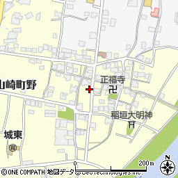 兵庫県宍粟市山崎町野183周辺の地図