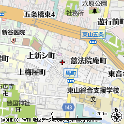 京都府京都市東山区鐘鋳町394周辺の地図