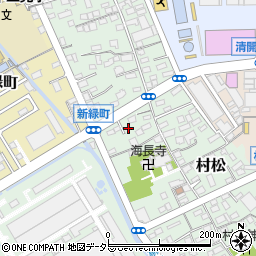 静岡県静岡市清水区村松292周辺の地図