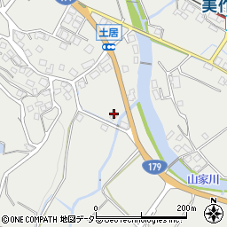 岡山県美作市土居2619周辺の地図