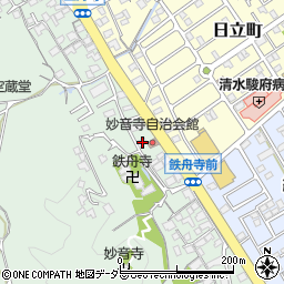 静岡県静岡市清水区村松2038周辺の地図