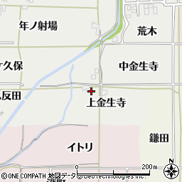 京都府亀岡市曽我部町犬飼上金生寺15周辺の地図