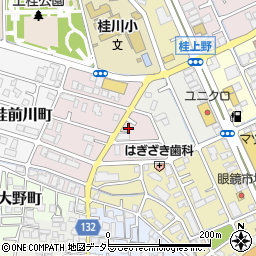 京都府京都市西京区上桂北ノ口町123周辺の地図