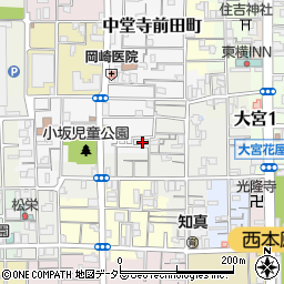 京都府京都市下京区小坂町21周辺の地図