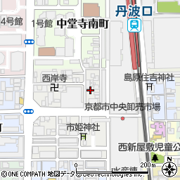 京都府京都市下京区朱雀分木町27周辺の地図