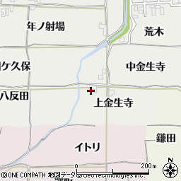 京都府亀岡市曽我部町犬飼上金生寺周辺の地図