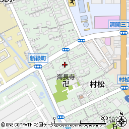 静岡県静岡市清水区村松174周辺の地図