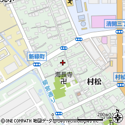 静岡県静岡市清水区村松174周辺の地図