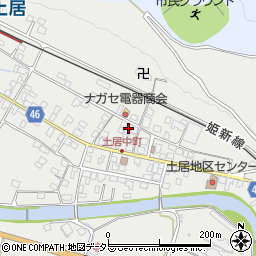 岡山県美作市土居283周辺の地図
