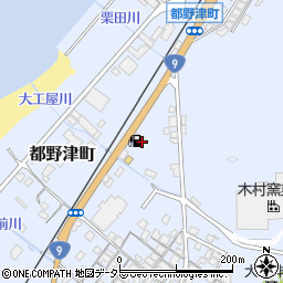 有限会社武田石油店　都野津給油所周辺の地図