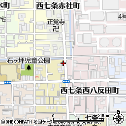 京都府京都市下京区西七条東石ケ坪町13周辺の地図