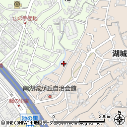 滋賀県大津市湖城が丘27-6周辺の地図