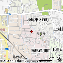 京都府京都市西京区松尾鈴川町11周辺の地図