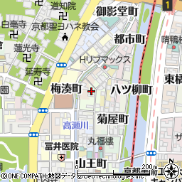 京都府京都市下京区岩滝町周辺の地図
