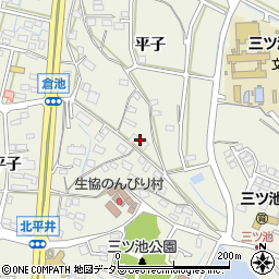 愛知県東海市加木屋町平子30周辺の地図